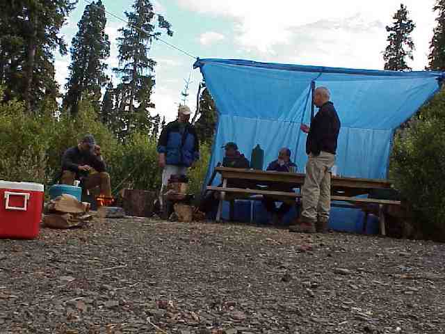 Camp am Klondike-River