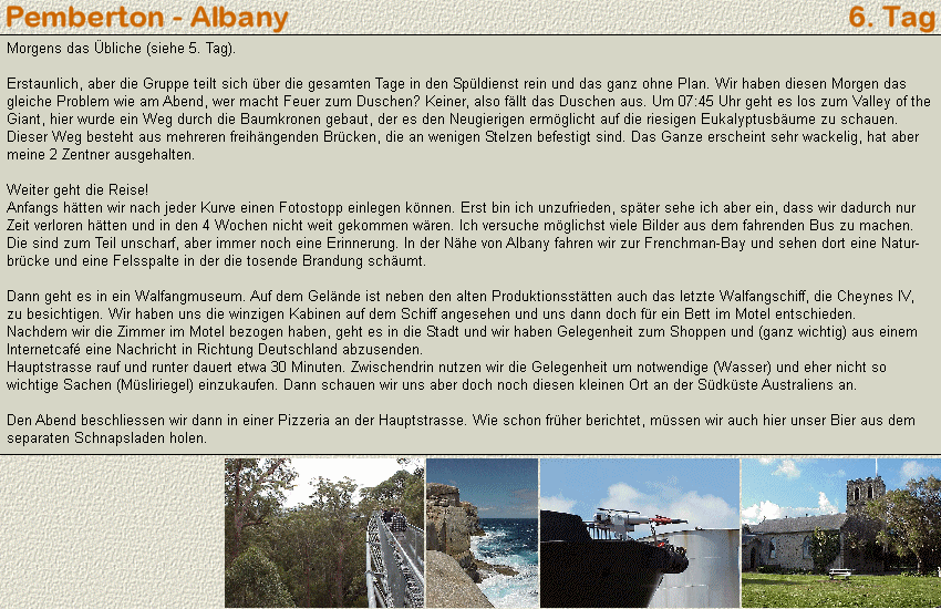 Bericht 6.Tag
