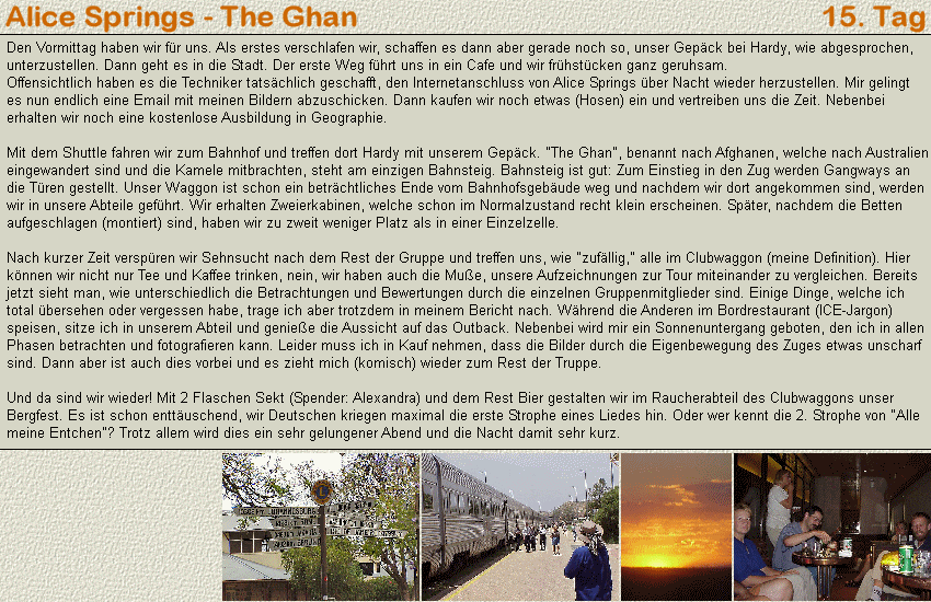 Bericht 15.Tag