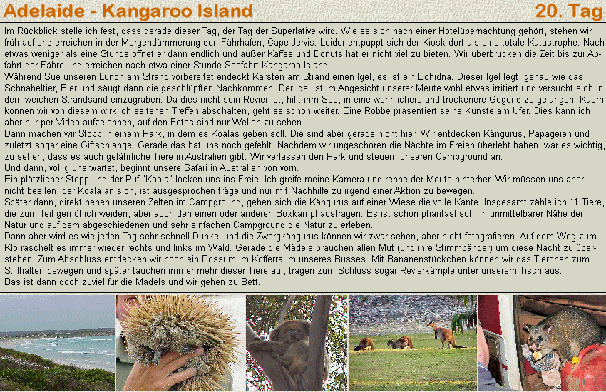 Bericht 20.Tag