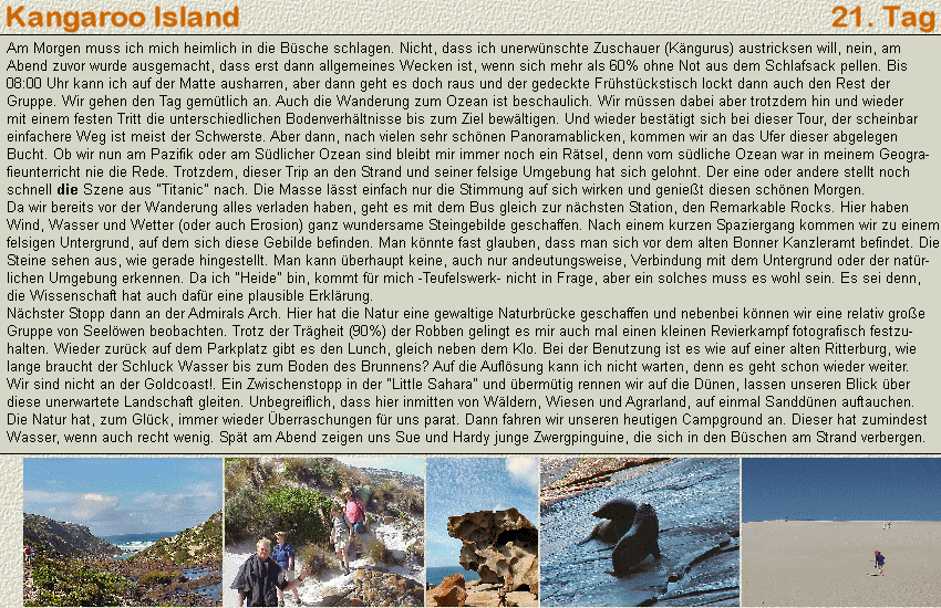 Bericht 21.Tag
