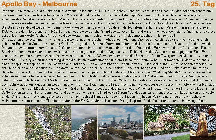 Bericht 25.Tag