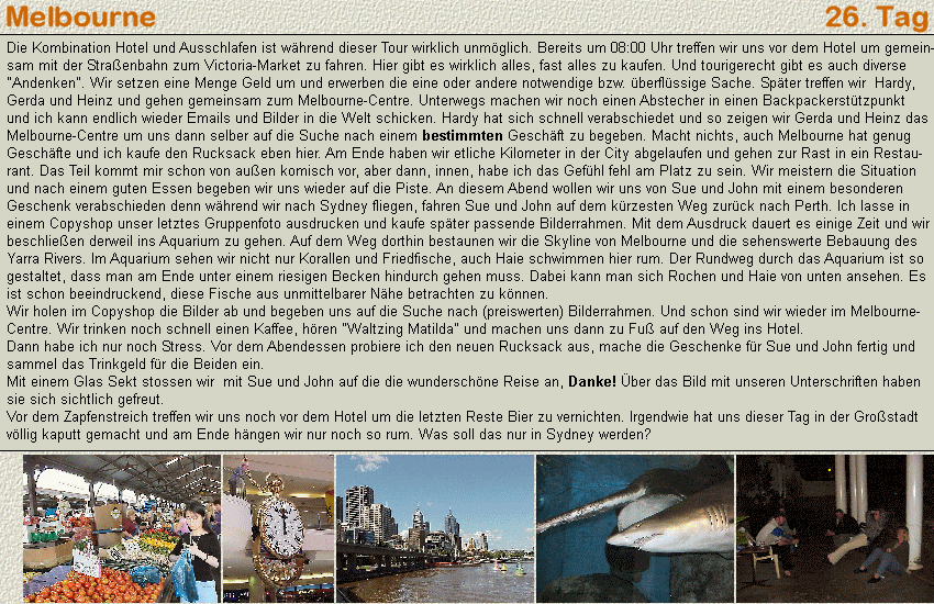 Bericht 26.Tag